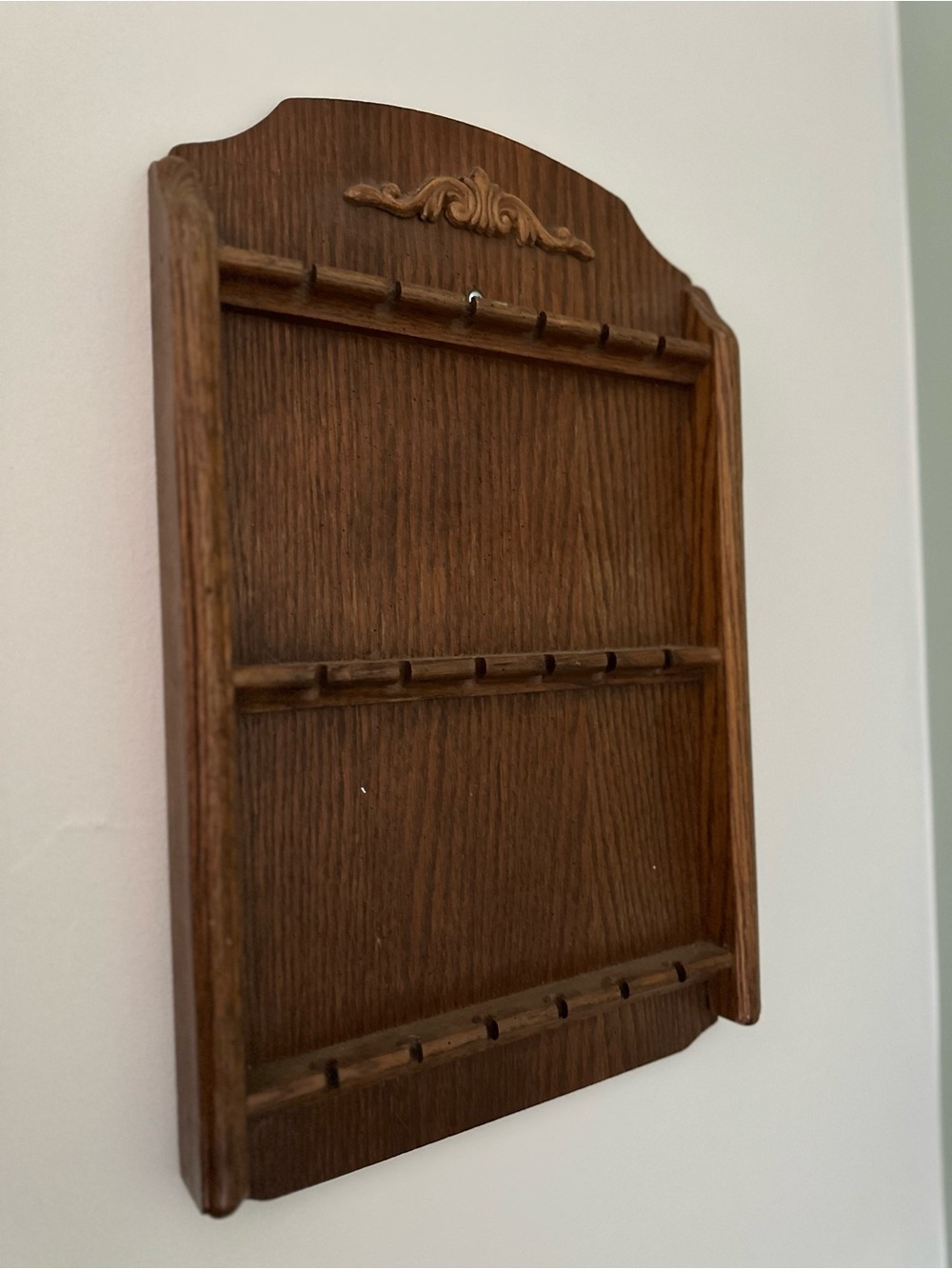 Vintage Wood Spoon Rack - Picture 3 of 3
